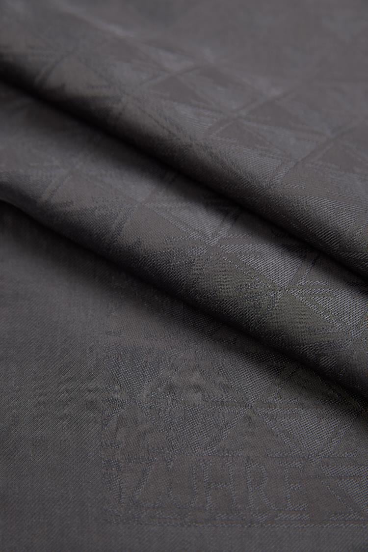 Antrasit Z Monogram Rüya Eşarp 0085