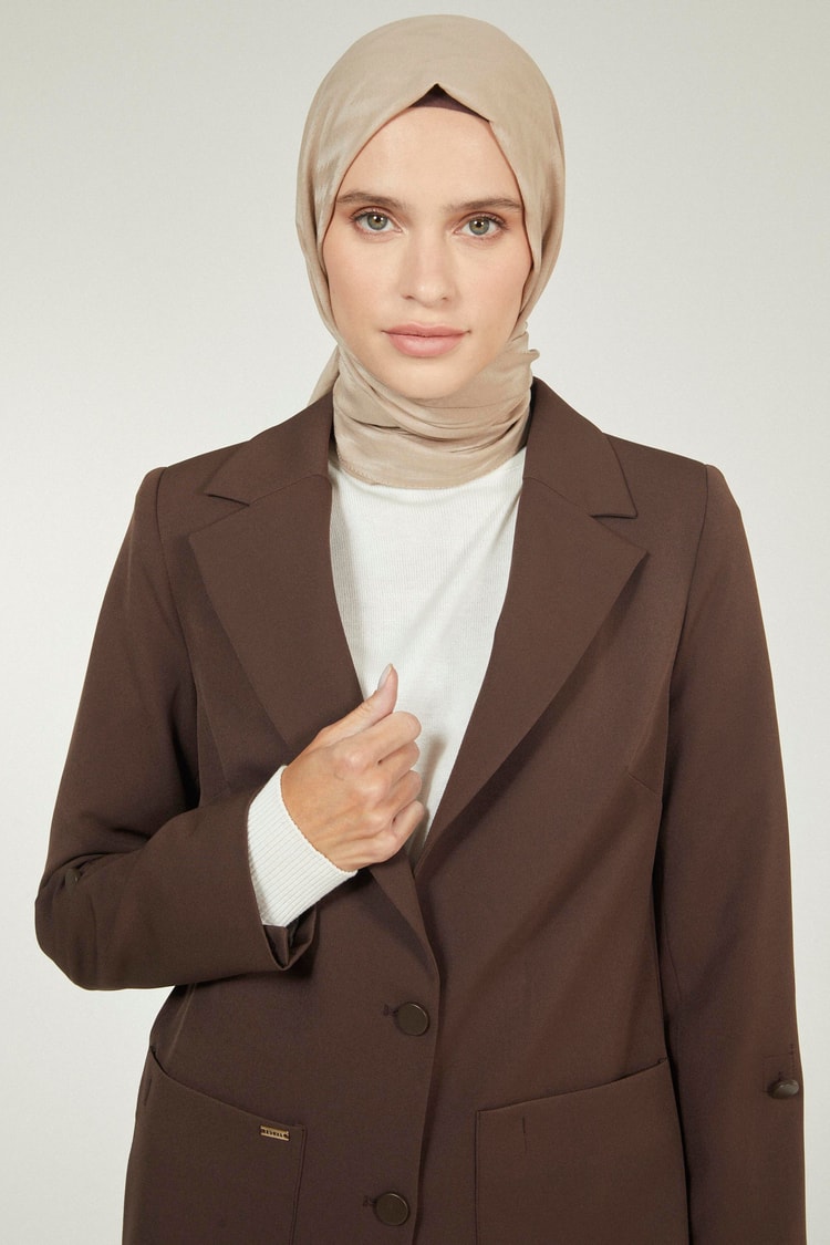 Desenli Vizon Seher Şal 0110
