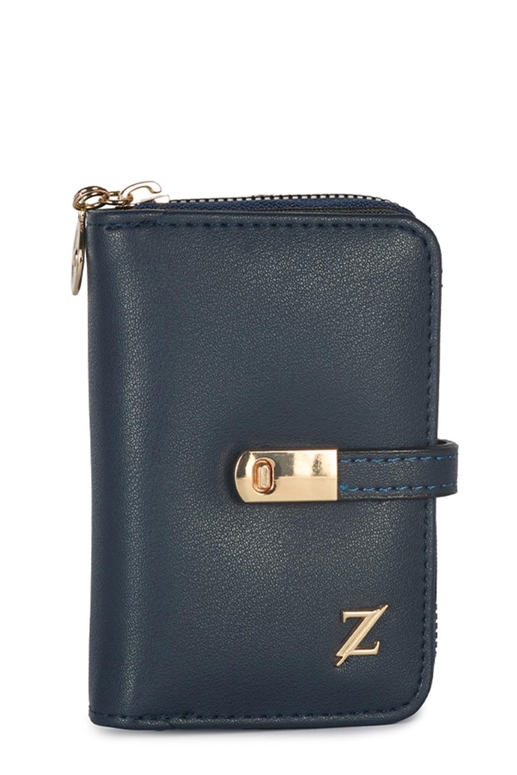 Fermuarlı Lacivert Mini Cüzdan ZC025