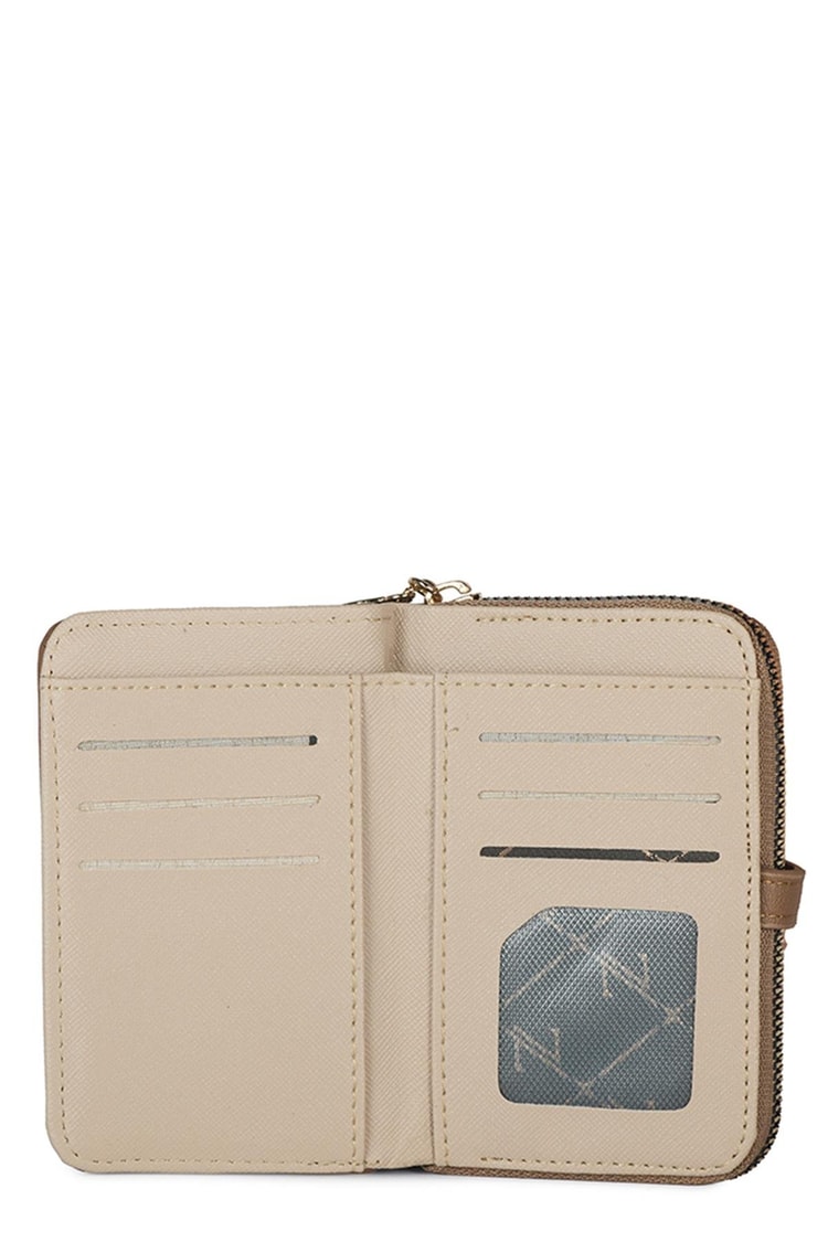 Fermuarlı Vizon Mini Cüzdan ZC025