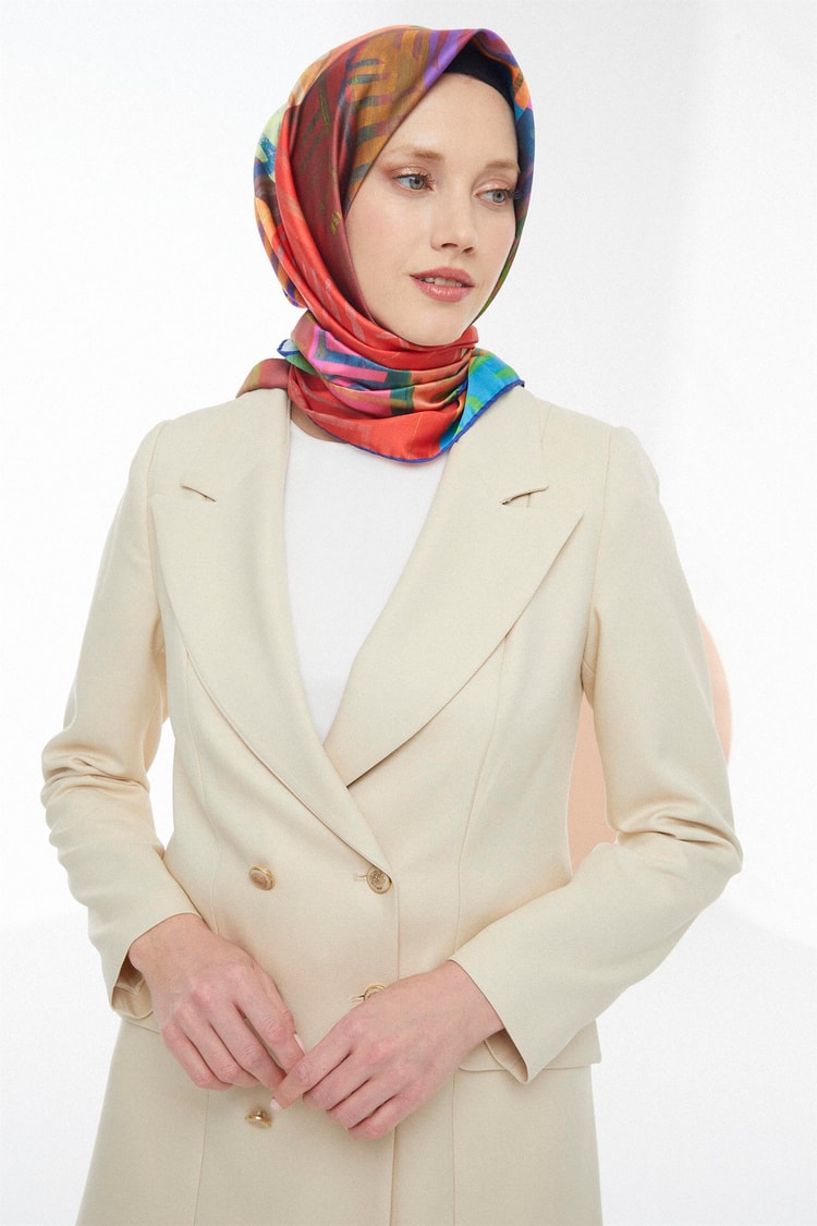 FG POLYESTER SATEN EŞARP VORJ