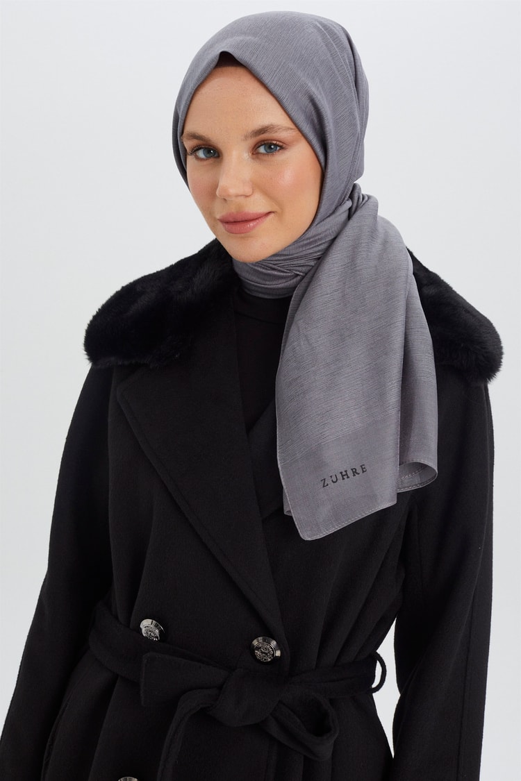 Gri Sena Basic Şal 0102 