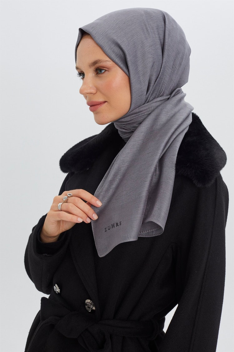 Gri Sena Basic Şal 0102 
