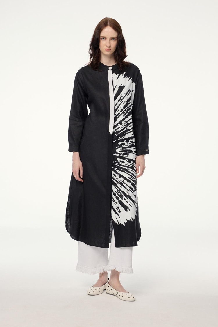 Long Black Tunic T-1584
