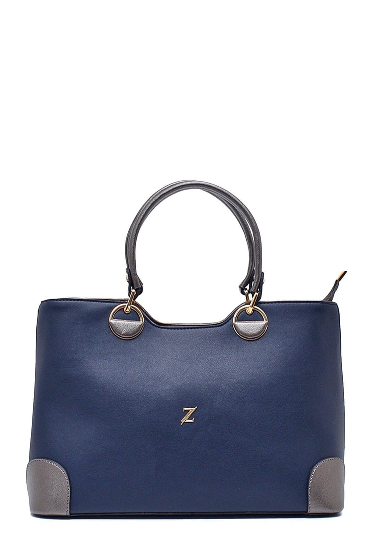Lacivert/K.Gri Tote Çanta Z0013