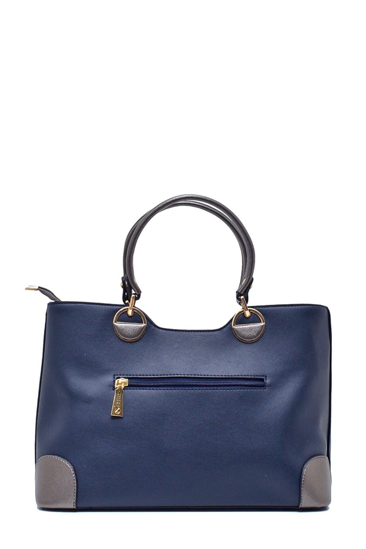 Lacivert/K.Gri Tote Çanta Z0013