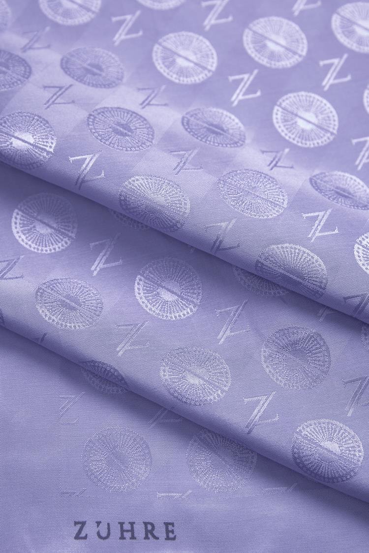 Lila Z Monogram Eşarp 0083
