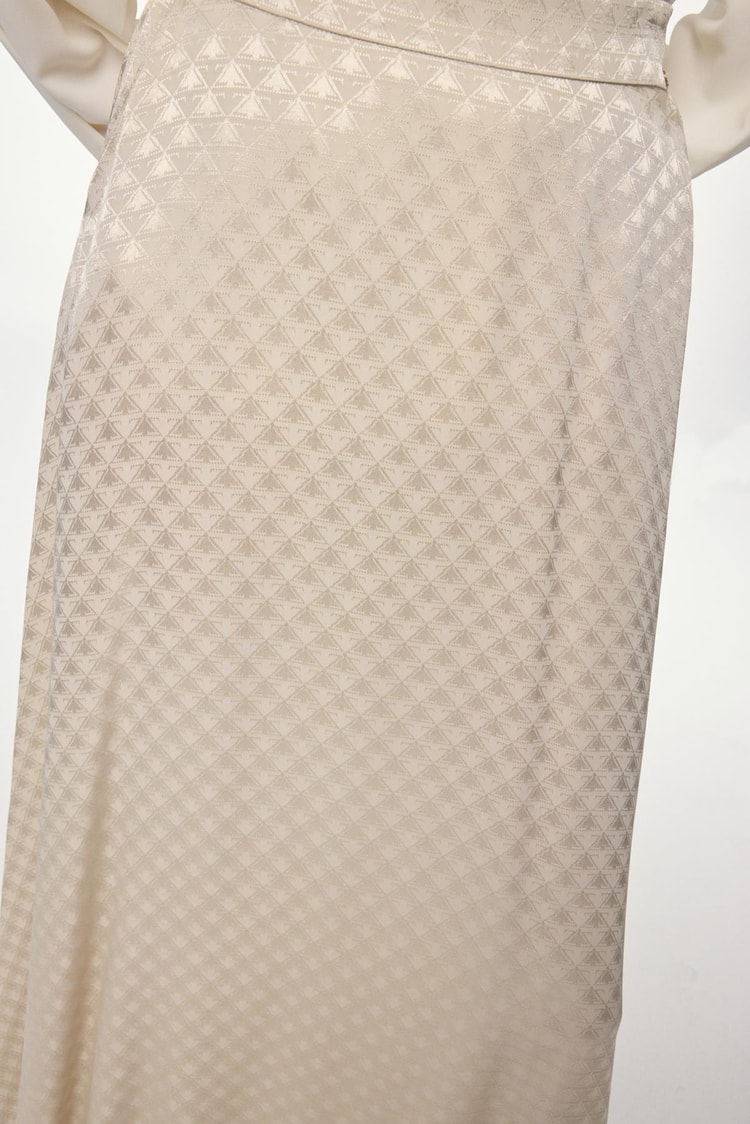 Monogram Desenli Taş Etek ETK-0174