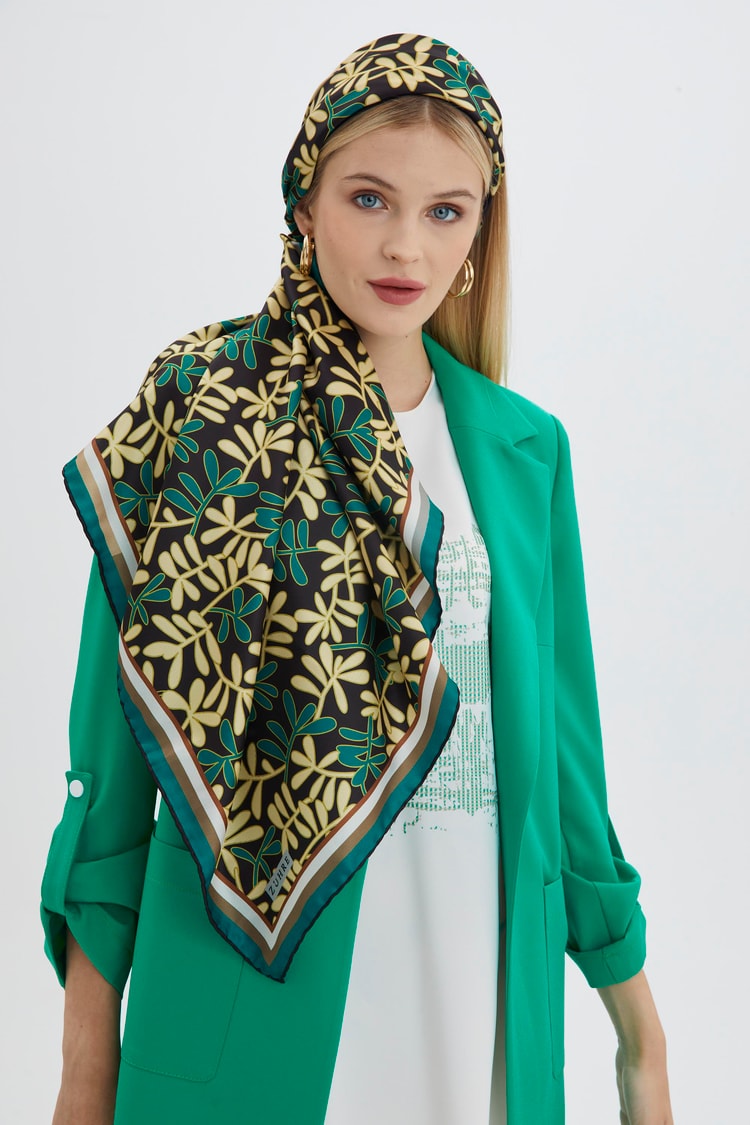 ZE0002 ZÜHRE POLYESTER/TWİİL EŞARP