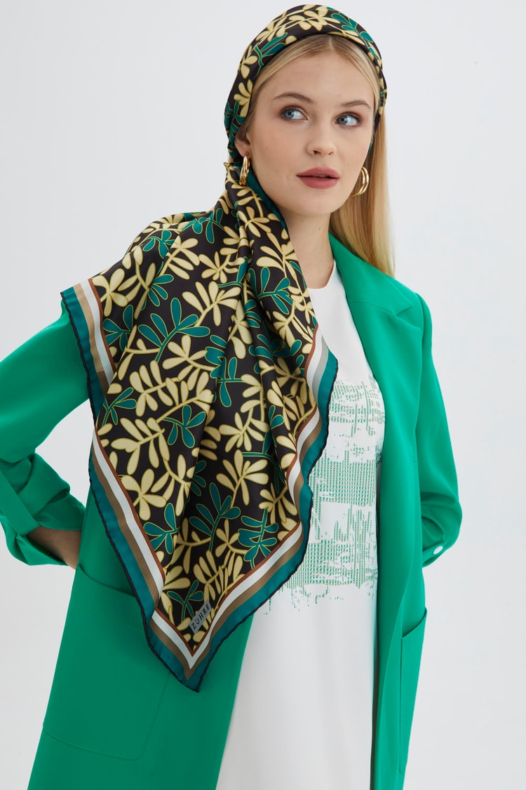 ZE0002 ZÜHRE POLYESTER/TWİİL EŞARP