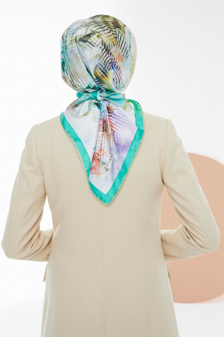 PORSELEN GÜL POLYESTER SATEN