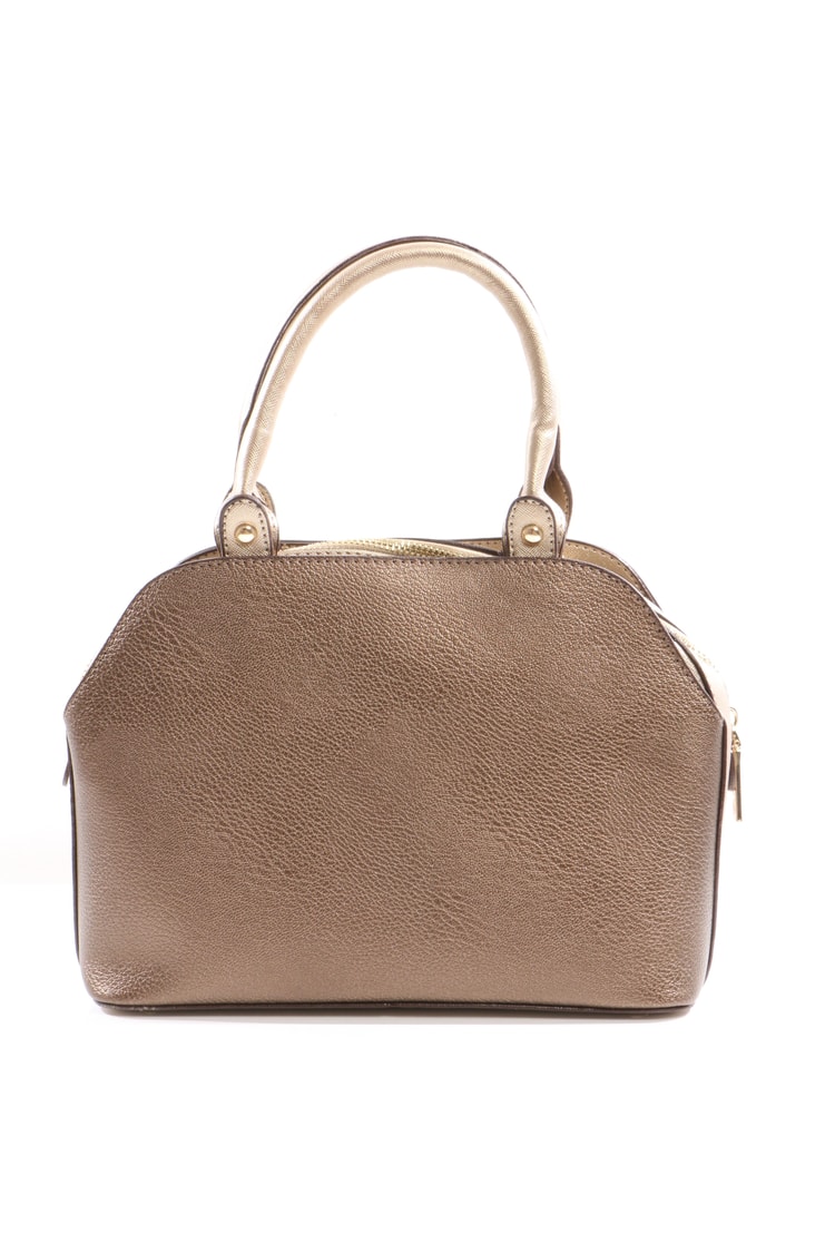 Püskül Detaylı Bronz Kol Çanta Z0304