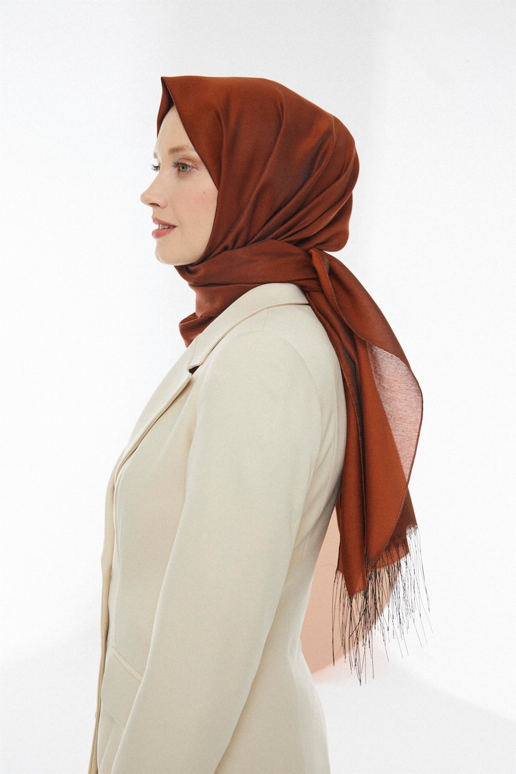 Püskül Detaylı Taba Şal 0105