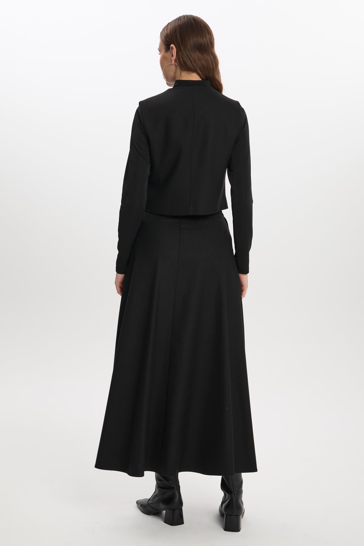 Siyah Üçlü Kombin Takım TK-1355