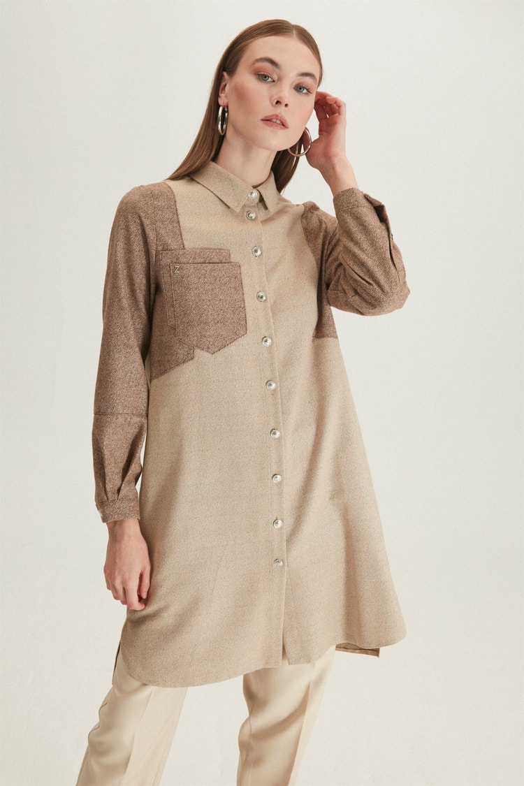 T-1303 FINE TUNİK 38-48