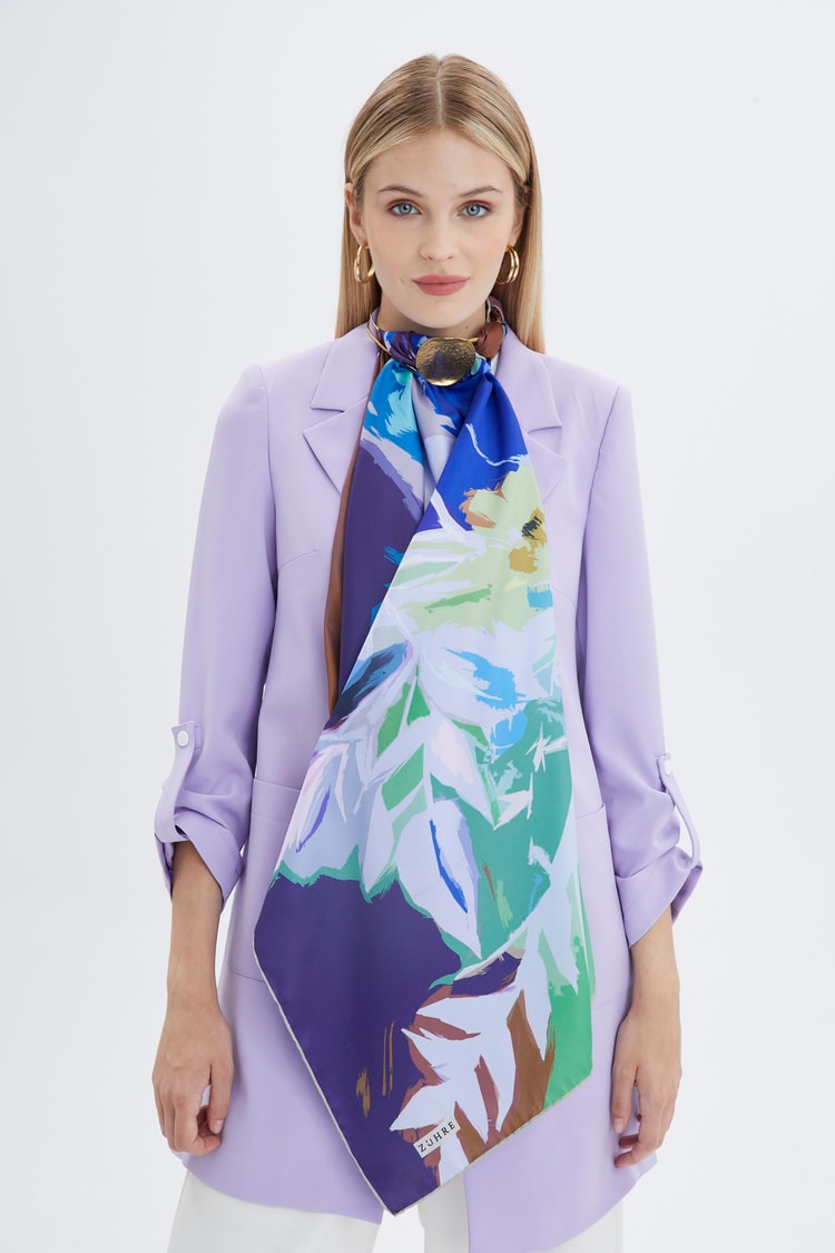 ZE0001 ZÜHRE POLYESTER/TWİİL EŞARP