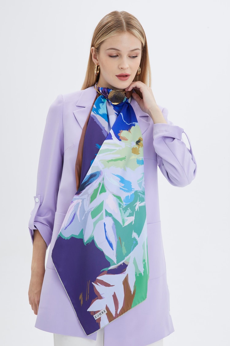 ZE0001 ZÜHRE POLYESTER/TWİİL EŞARP