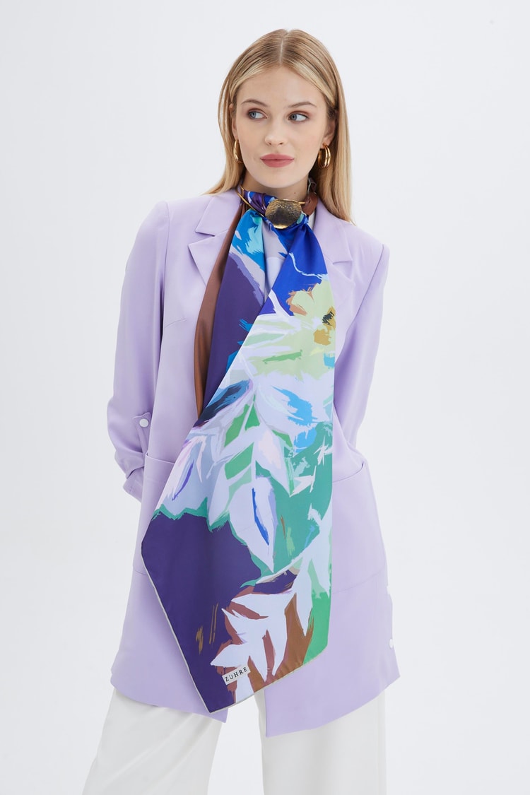ZE0001 ZÜHRE POLYESTER/TWİİL EŞARP