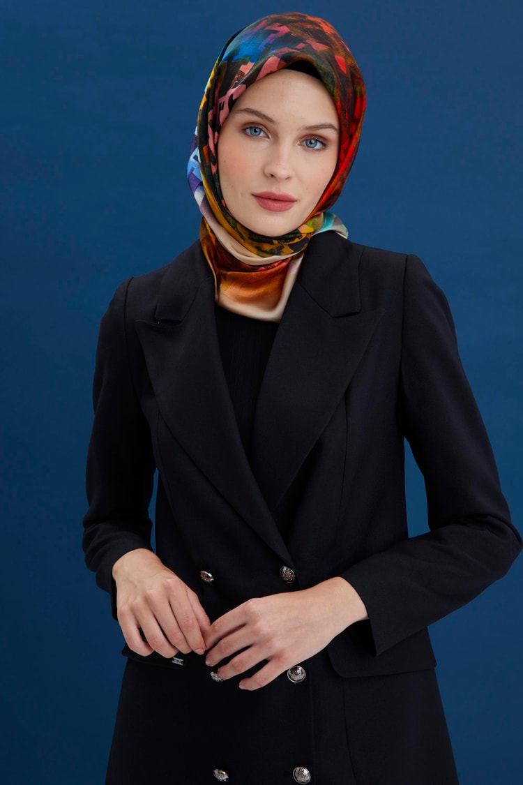 ZE0017 ZÜHRE İPEK/SATEN EŞARP