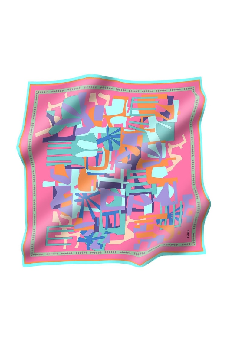 ZE0023 ZÜHRE POLYESTER/TWİİL EŞARP