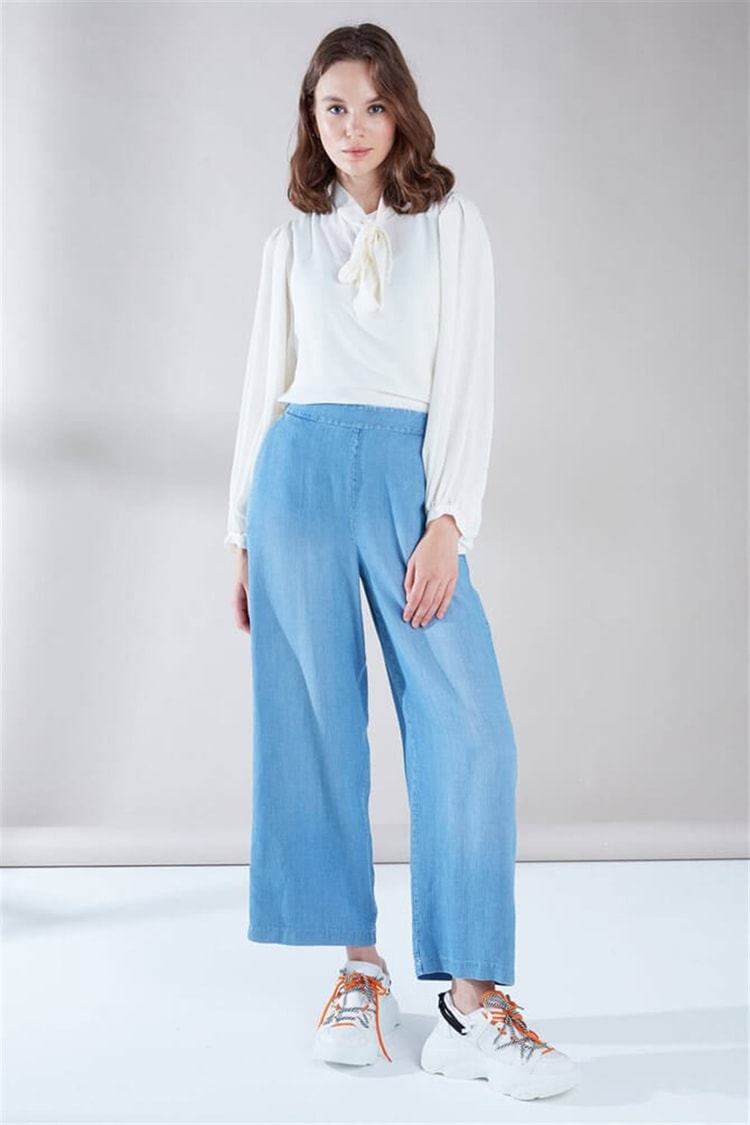 ZÜHRE Geniş Paça Pantolon Noa P-0013