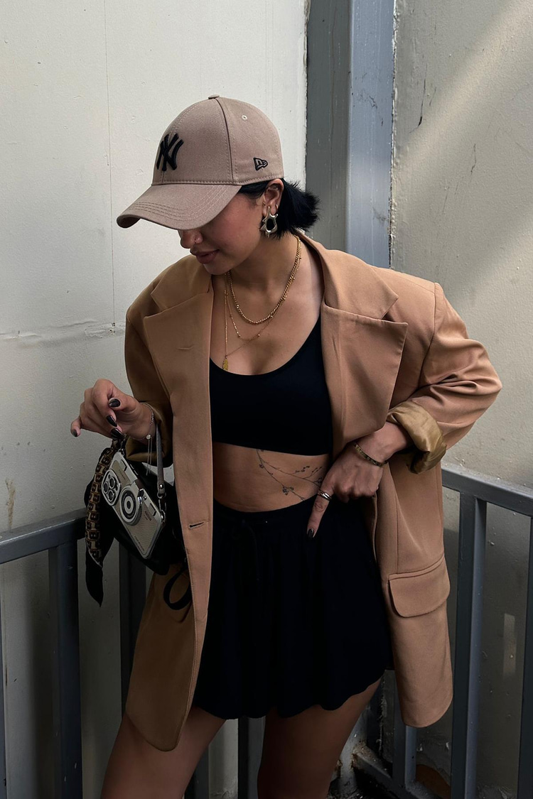Camel Oversize Jacket