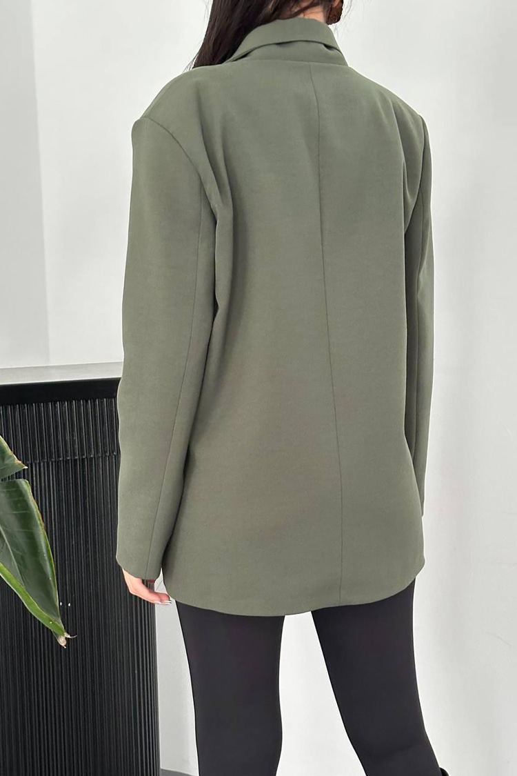 Haki Blazer Ceket