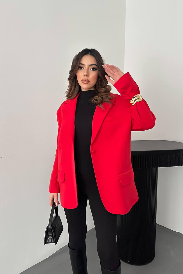 Red Oversize Jacket