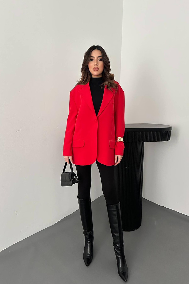 Red Oversize Jacket