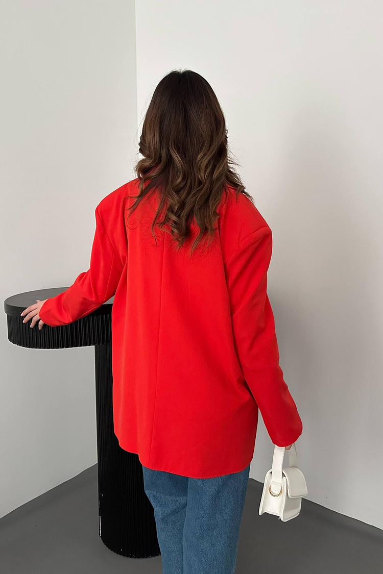 Coral Oversize Jacket