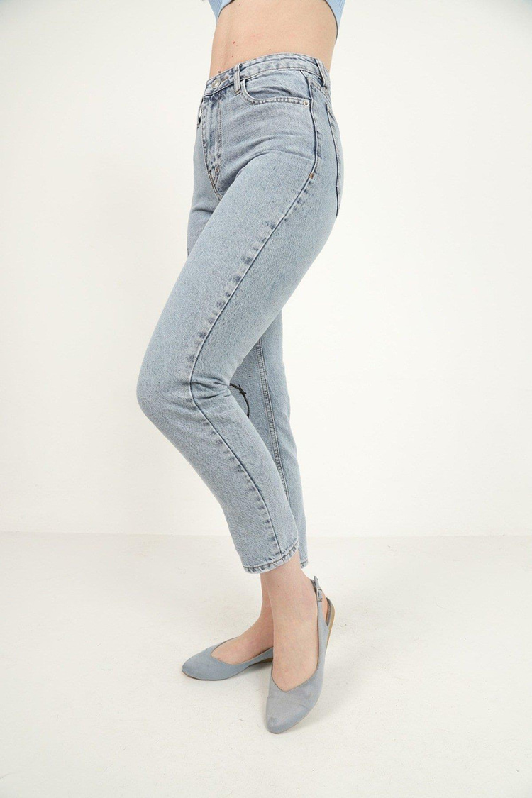 Mavi Desenli Jeans Pantolon