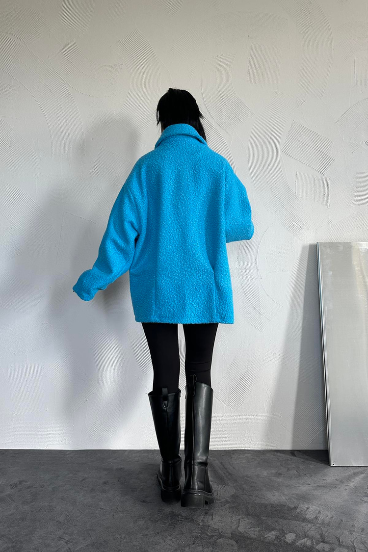 Blue Label Pleated Detail Jacket