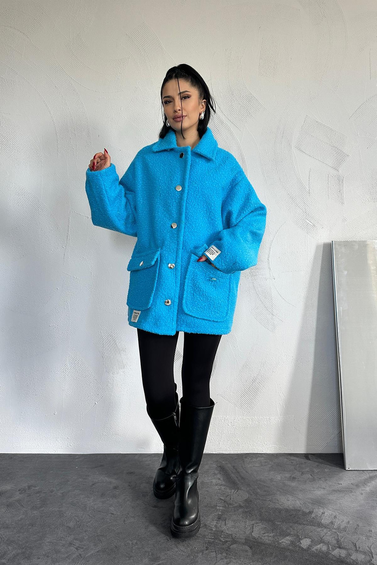Blue Label Pleated Detail Jacket