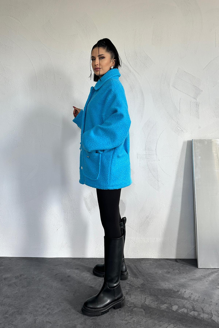 Blue Label Pleated Detail Jacket