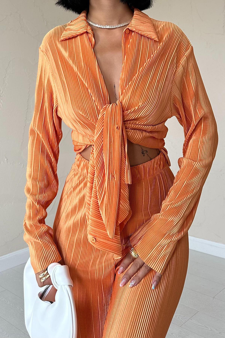 Orange Corduroy Set
