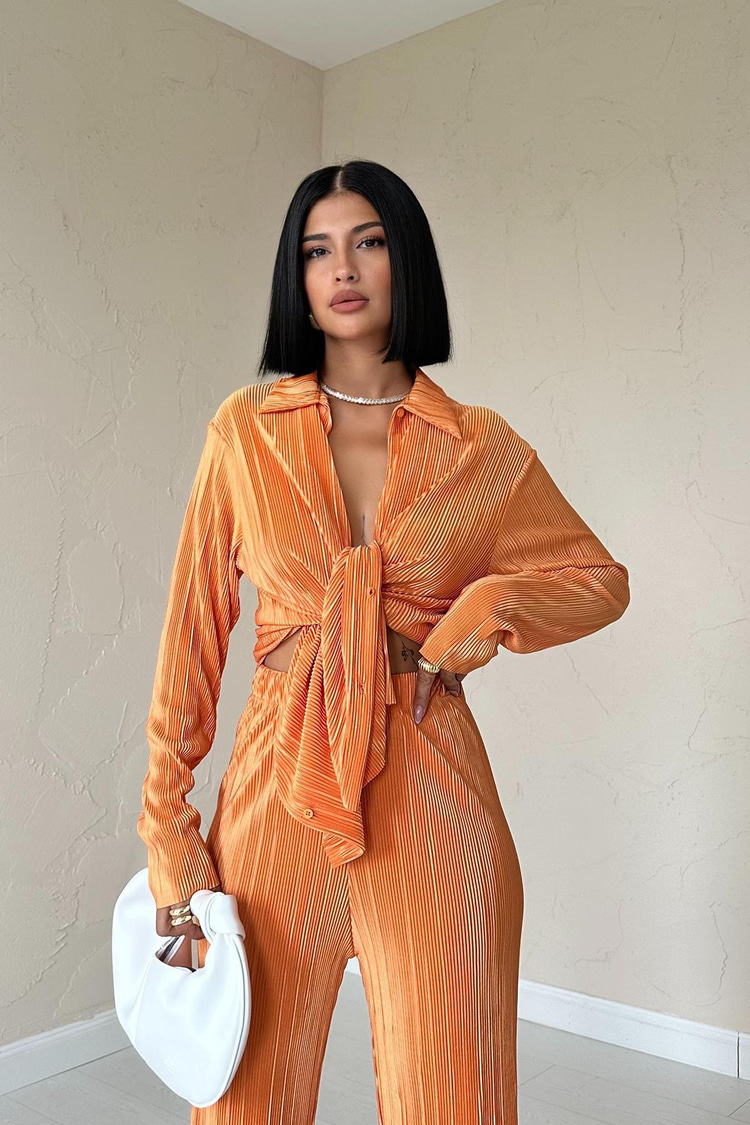 Orange Corduroy Set