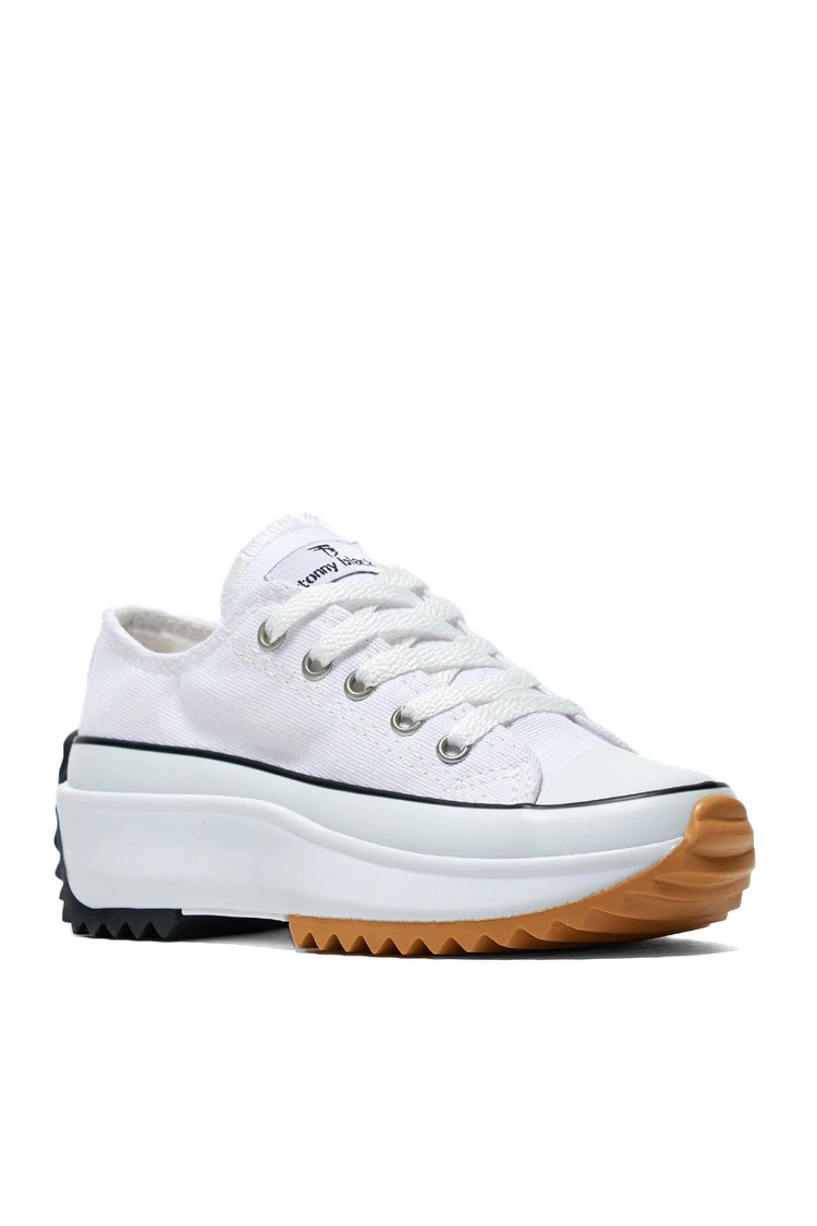 Çocuk Unisex Beyaz Rahat Kalıp Sneaker