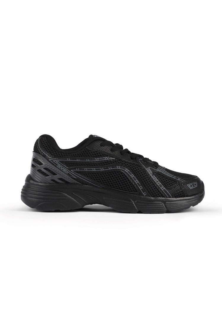 Termo Taban Konforlu Bağcıklı Sneaker Kadın Siyah Siyah Sneaker TBTÖZF005