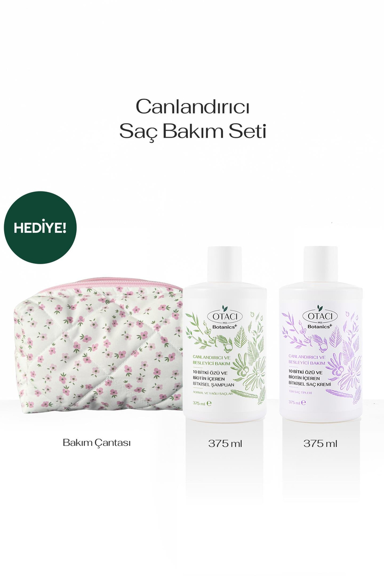 Bakım çantası Hediyeli Canlandırıcı Saç Bakım Seti