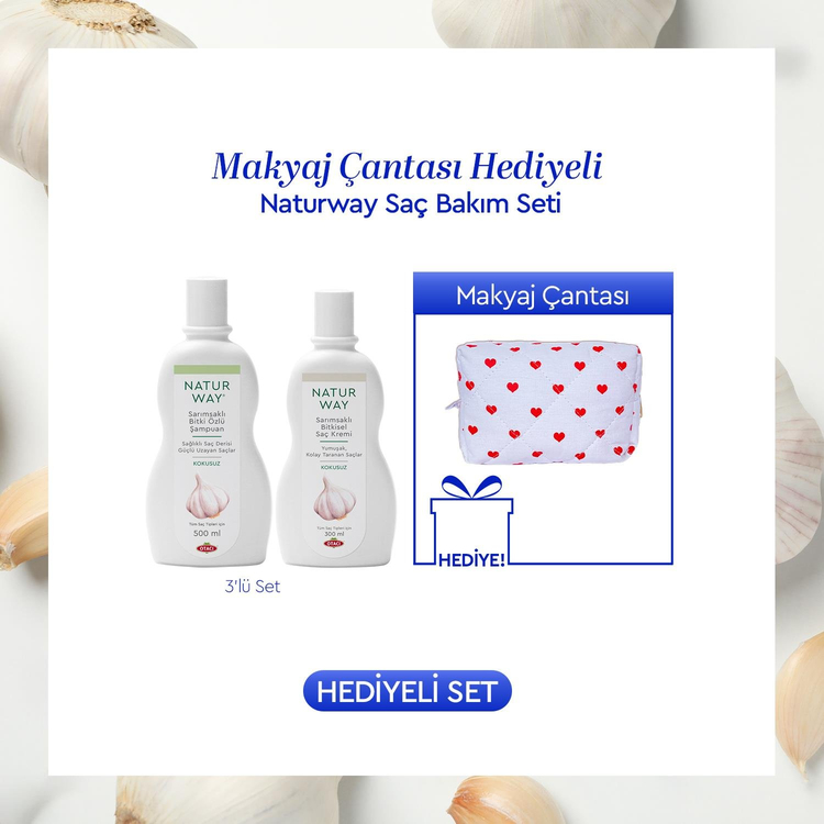 Bakım Çantası Hediyeli Naturway Saç Bakım Seti
