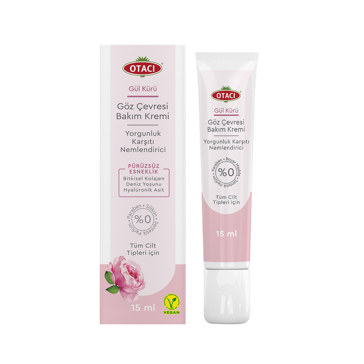Gül Kürü Yorgunluk Karşıtı Nemlendirici Göz Çevresi Bakım Kremi