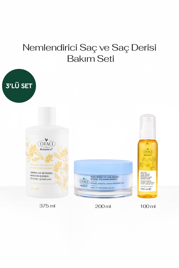 Nemlendirici Saç ve Saç Derisi Bakım Seti