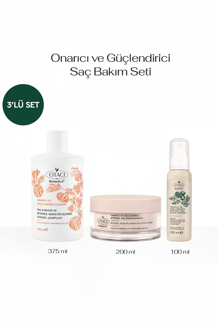 Onarıcı ve Güçlendirici Saç Bakım Seti