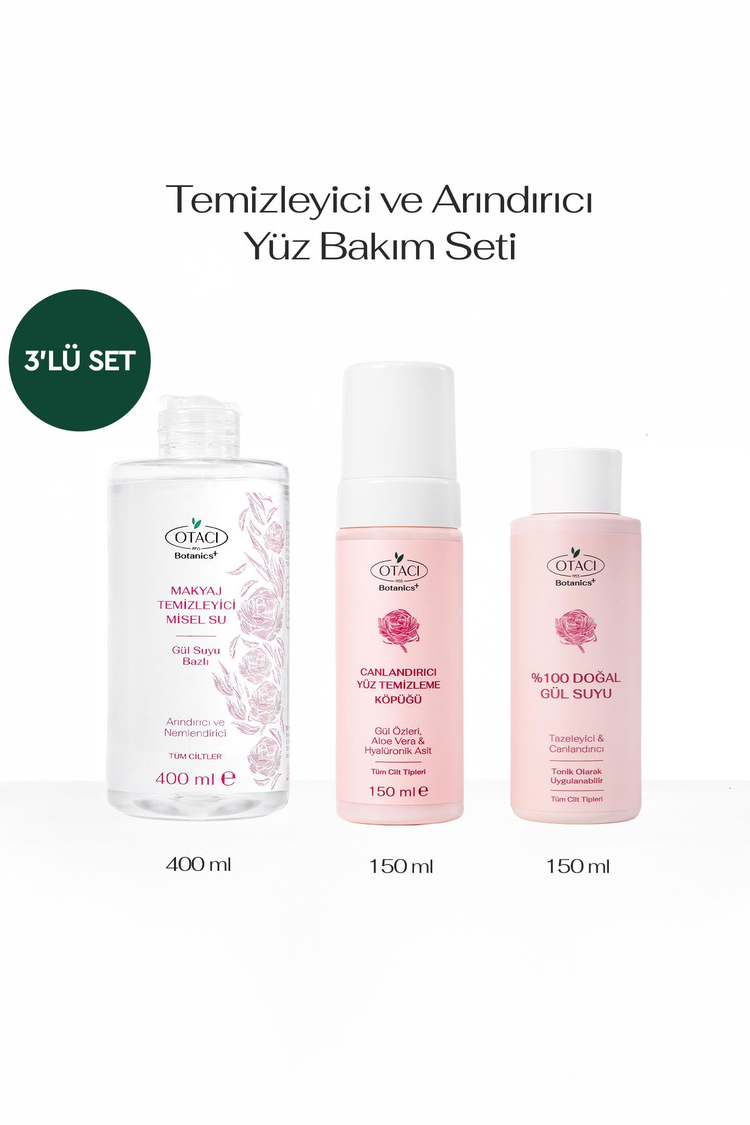 Temizleyici ve Arındırıcı Yüz Bakım Seti