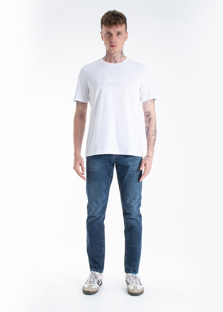 Gabbia Mavi Slim Fit Kot Pantolon