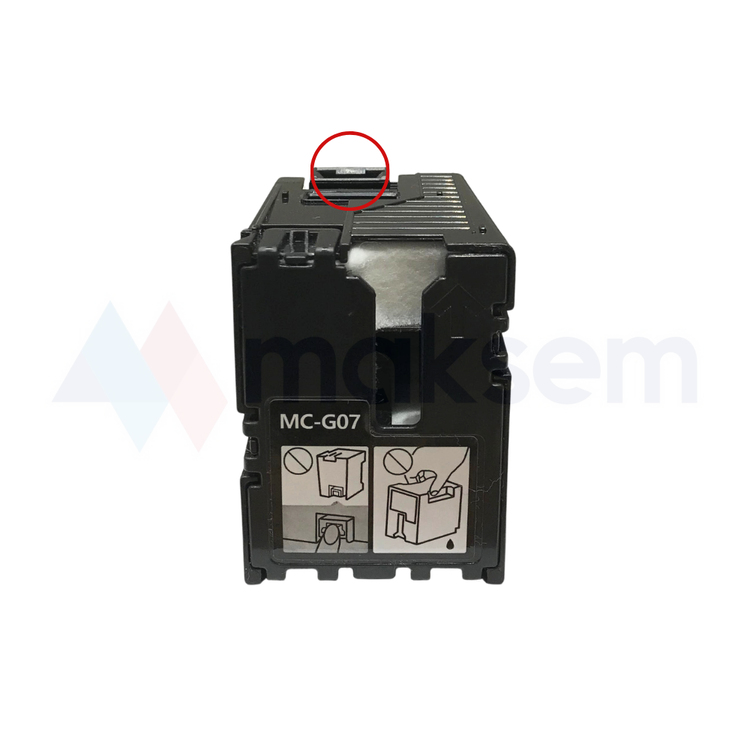 Atık Mürekkep Tankı (Waste Ink Tank) Çipli MC-G07 6799C001 TPLD, Canon Pixma G3390 G3780 G3800 G3880