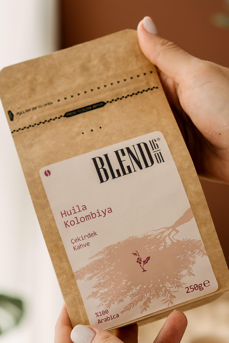 Kolombiya Huila Çekirdek Kahve 250 g 