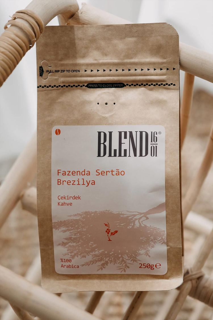 Brezilya Fazenda Sertao Çekirdek Kahve 250 g