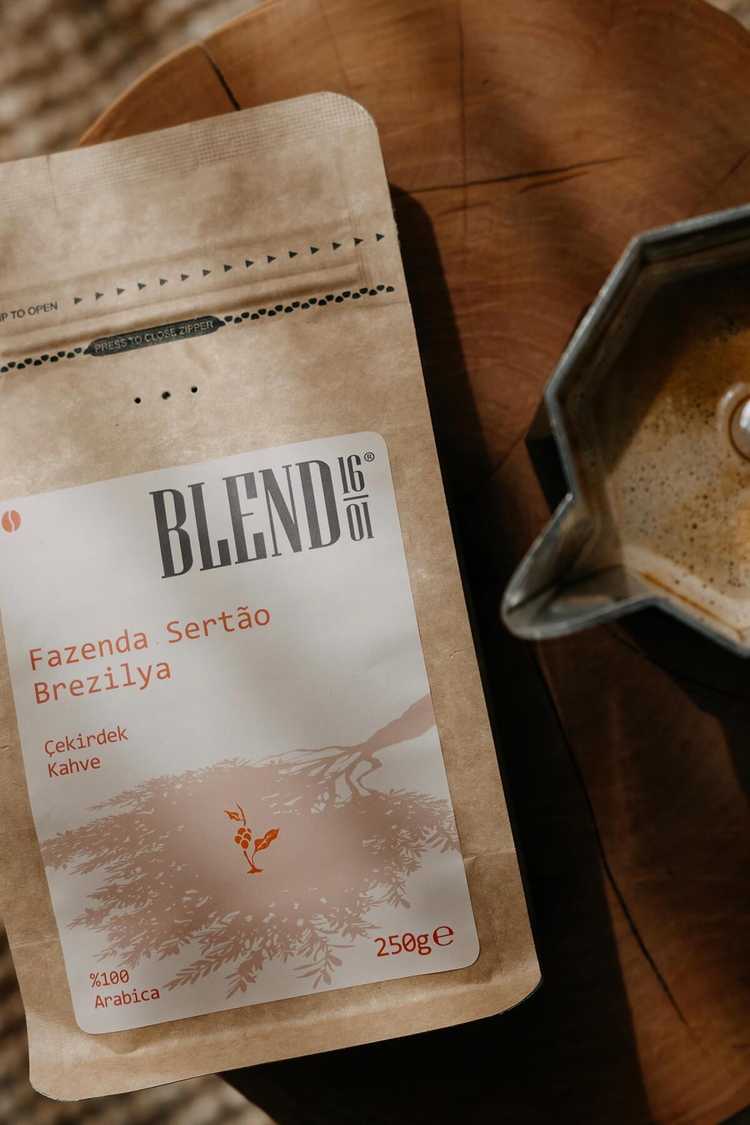 Brezilya Fazenda Sertao Çekirdek Kahve 250 g