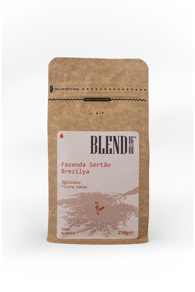 Brezilya Fazenda Sertao Filtre Kahve 250 g (Öğütülmüş)